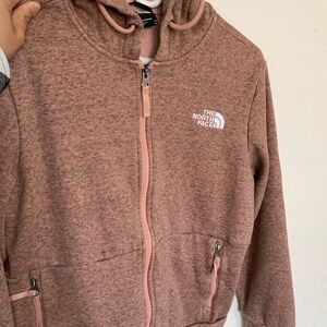 The North Face Pink Hoodie Fleece Sweatshirt